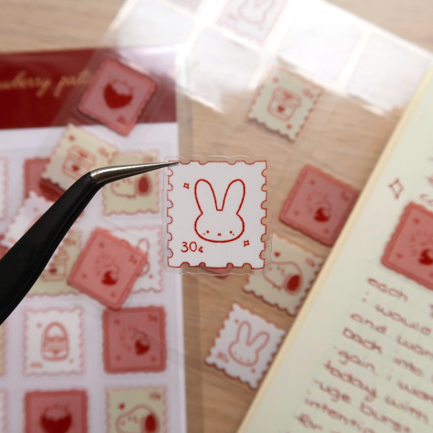 strawberry & friends sticker sheet