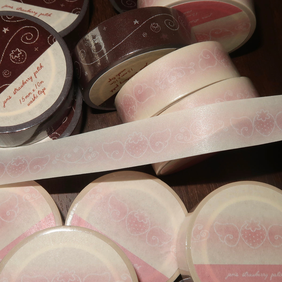 strawberry wings washi tape
