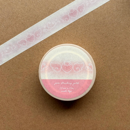 strawberry wings washi tape