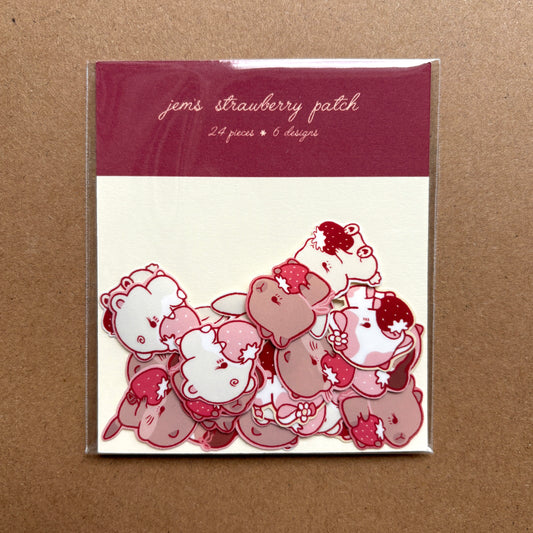 strawberry baby sticker flakes
