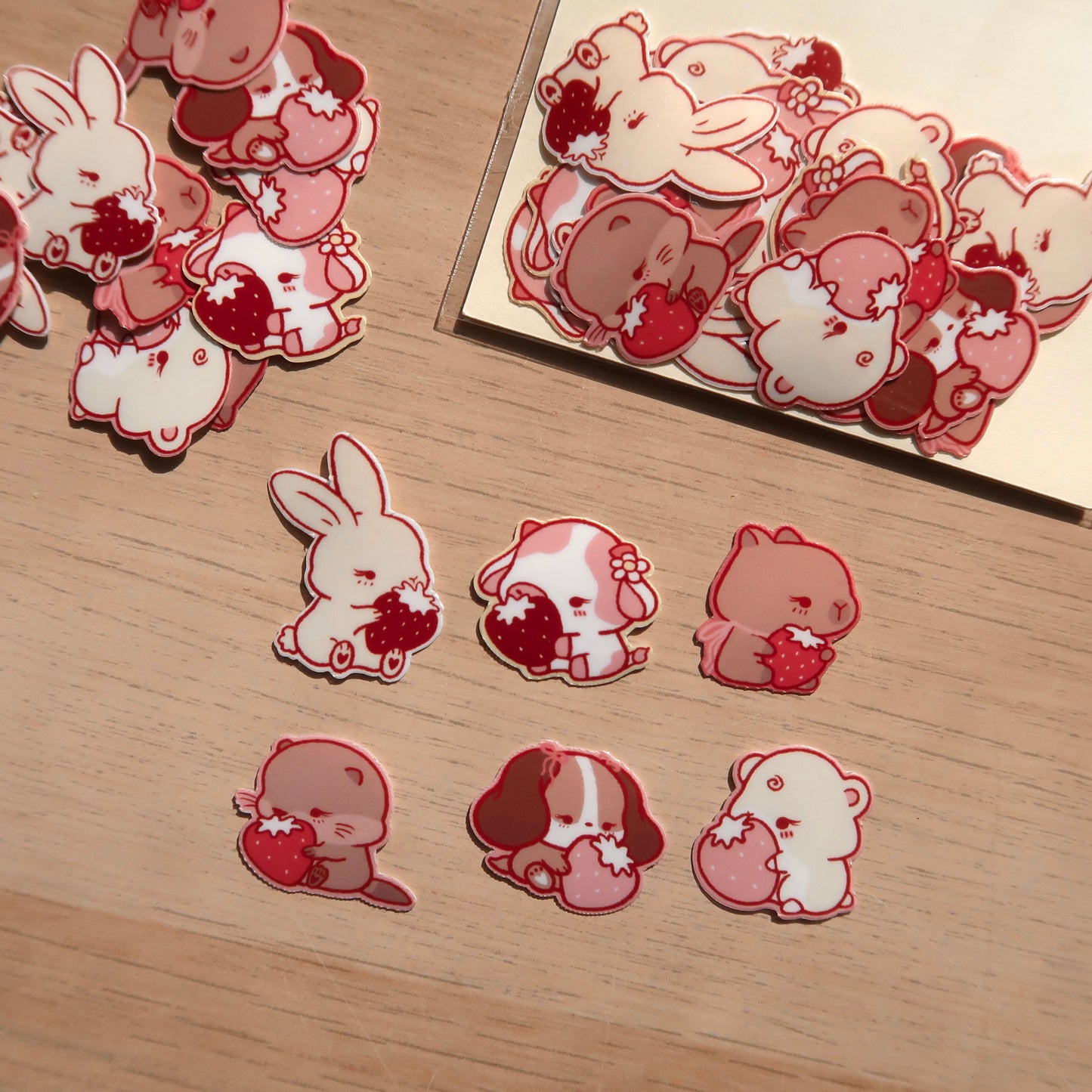 strawberry baby sticker flakes