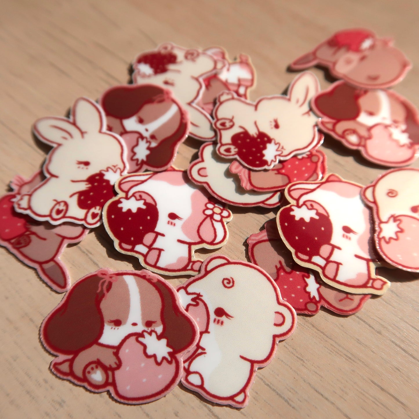 strawberry baby sticker flakes