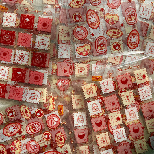 mystery b-grade sticker sheet bundle