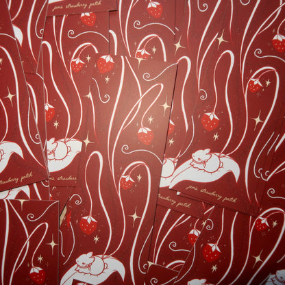 strawberry dreams bookmark